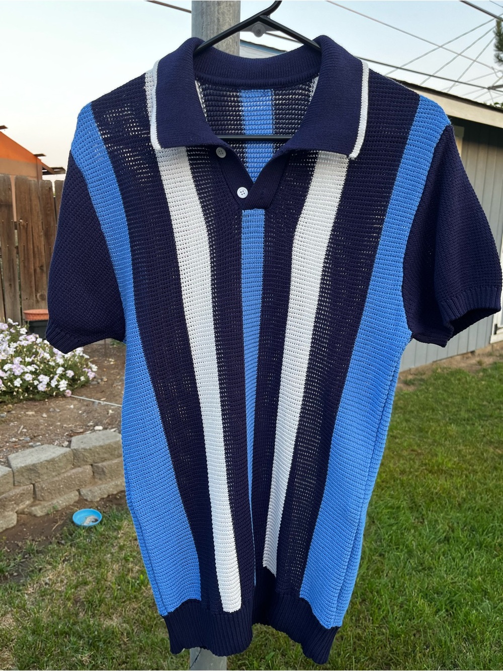 Dazy blue striped shirt